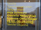 Beschriftung am Fenster