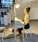 Performance zur Vernissage